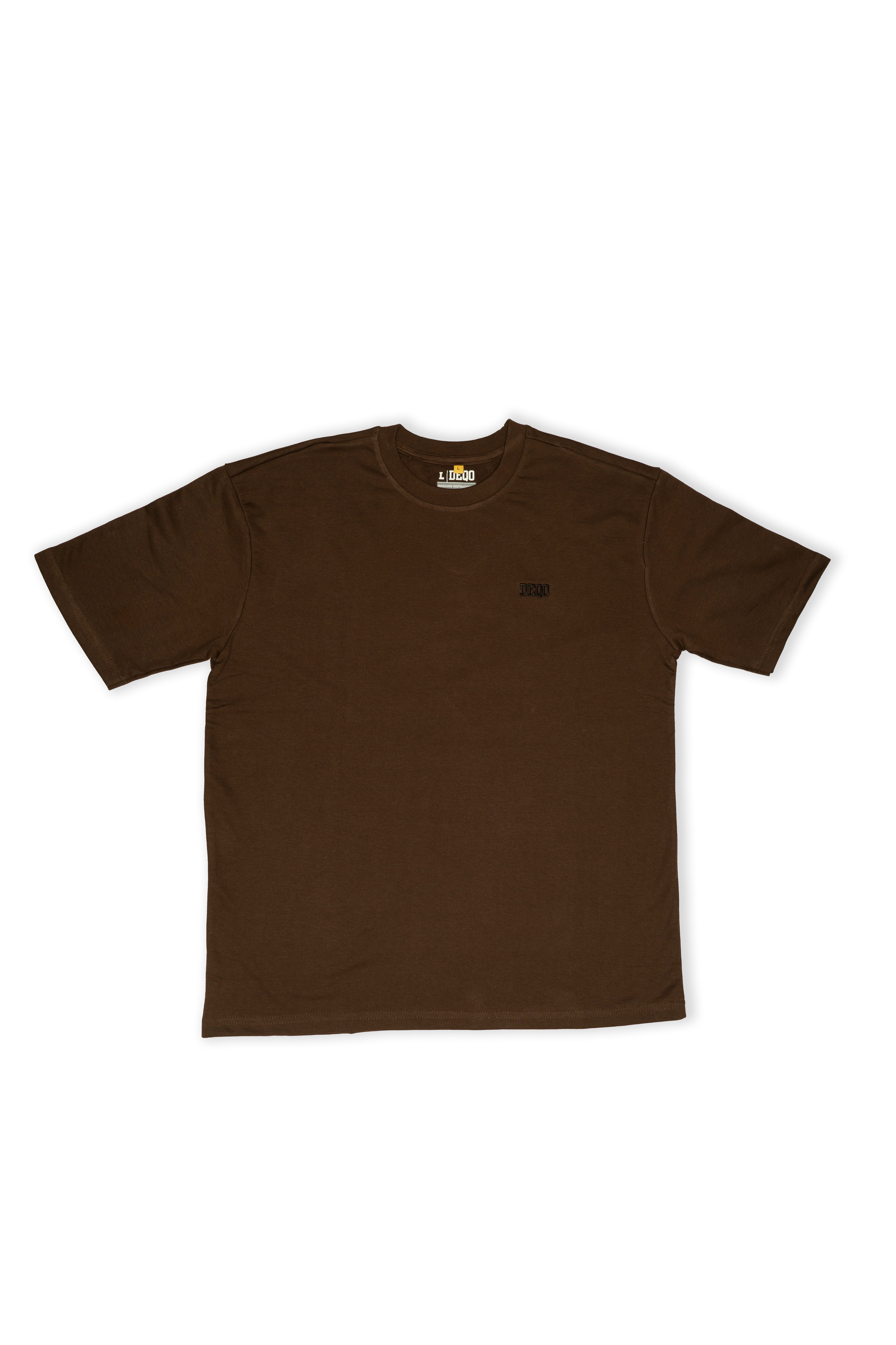 T-Shirt – Chocolate Brown with Black Essence