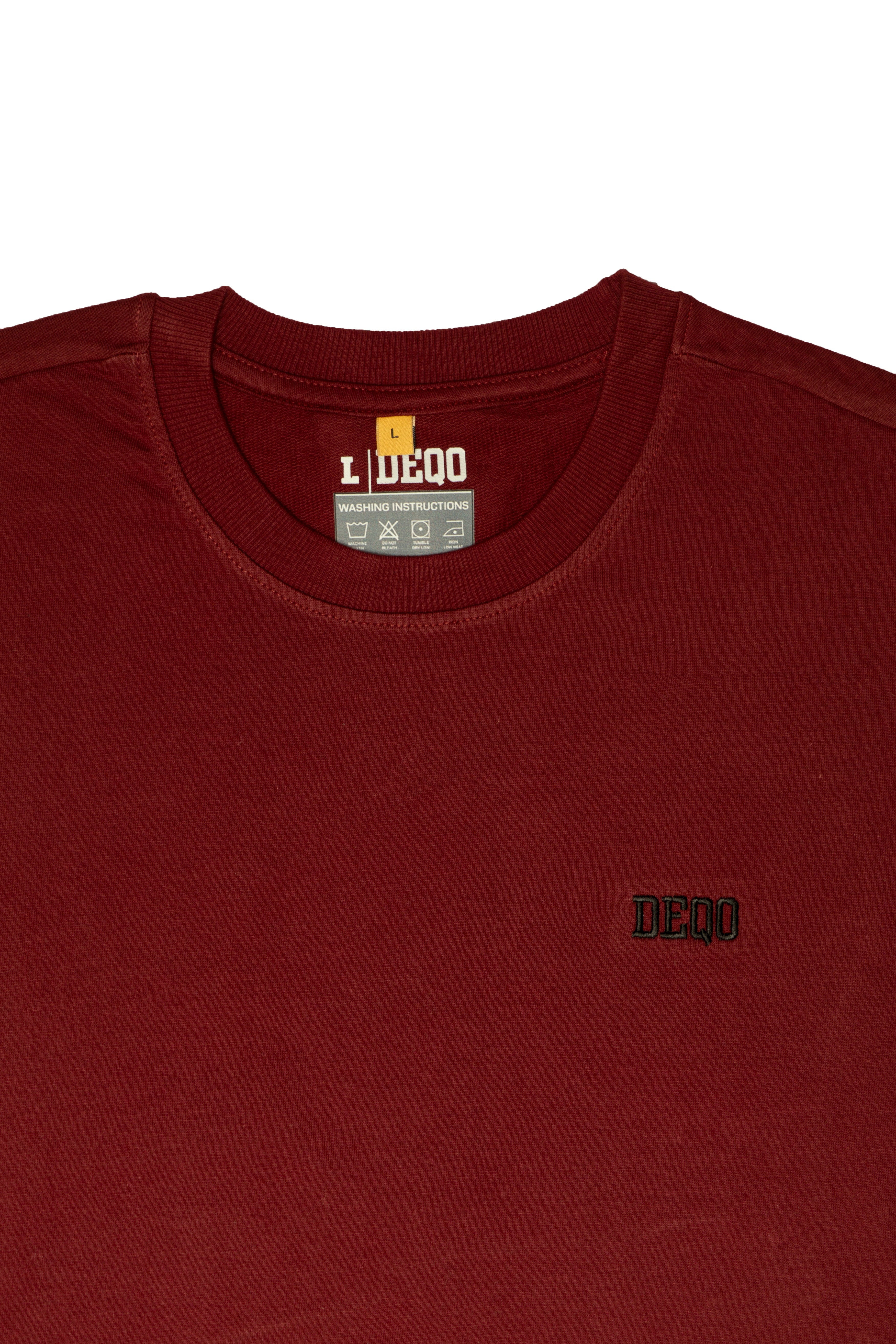 T-Shirt – Maroon Red with Black Essence