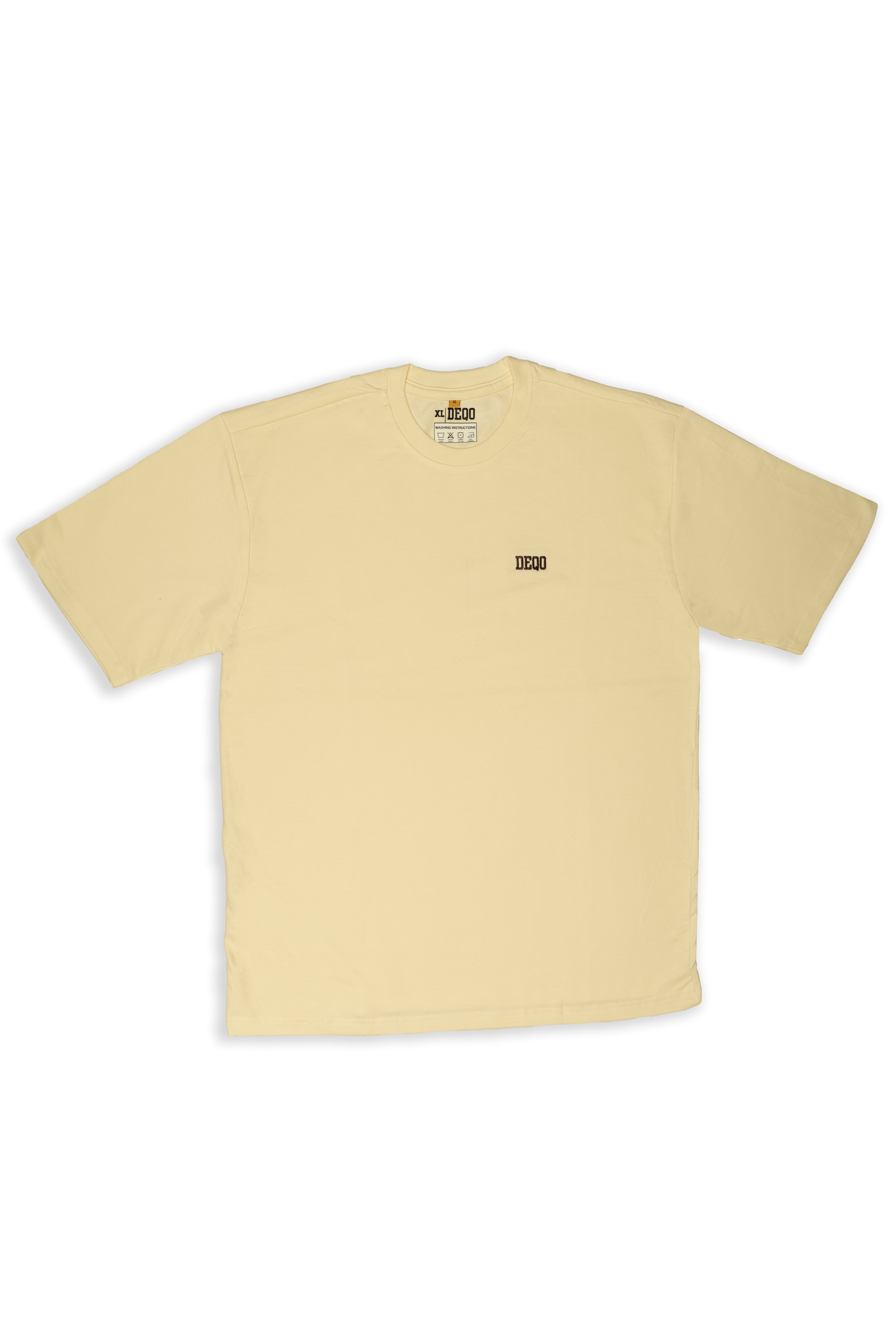 T-Shirt – Soft Beige with Brown Essence