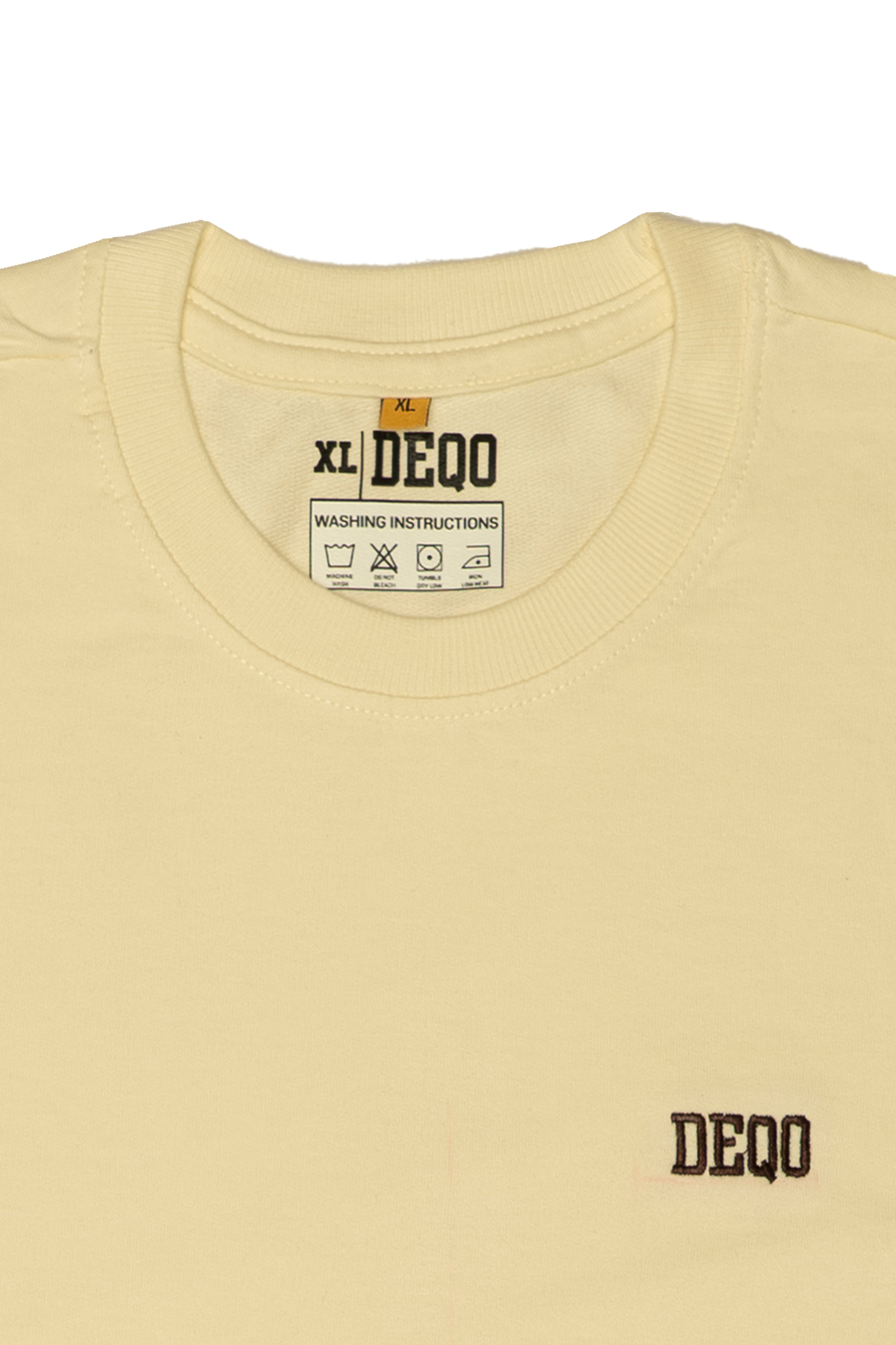 T-Shirt – Soft Beige with Brown Essence