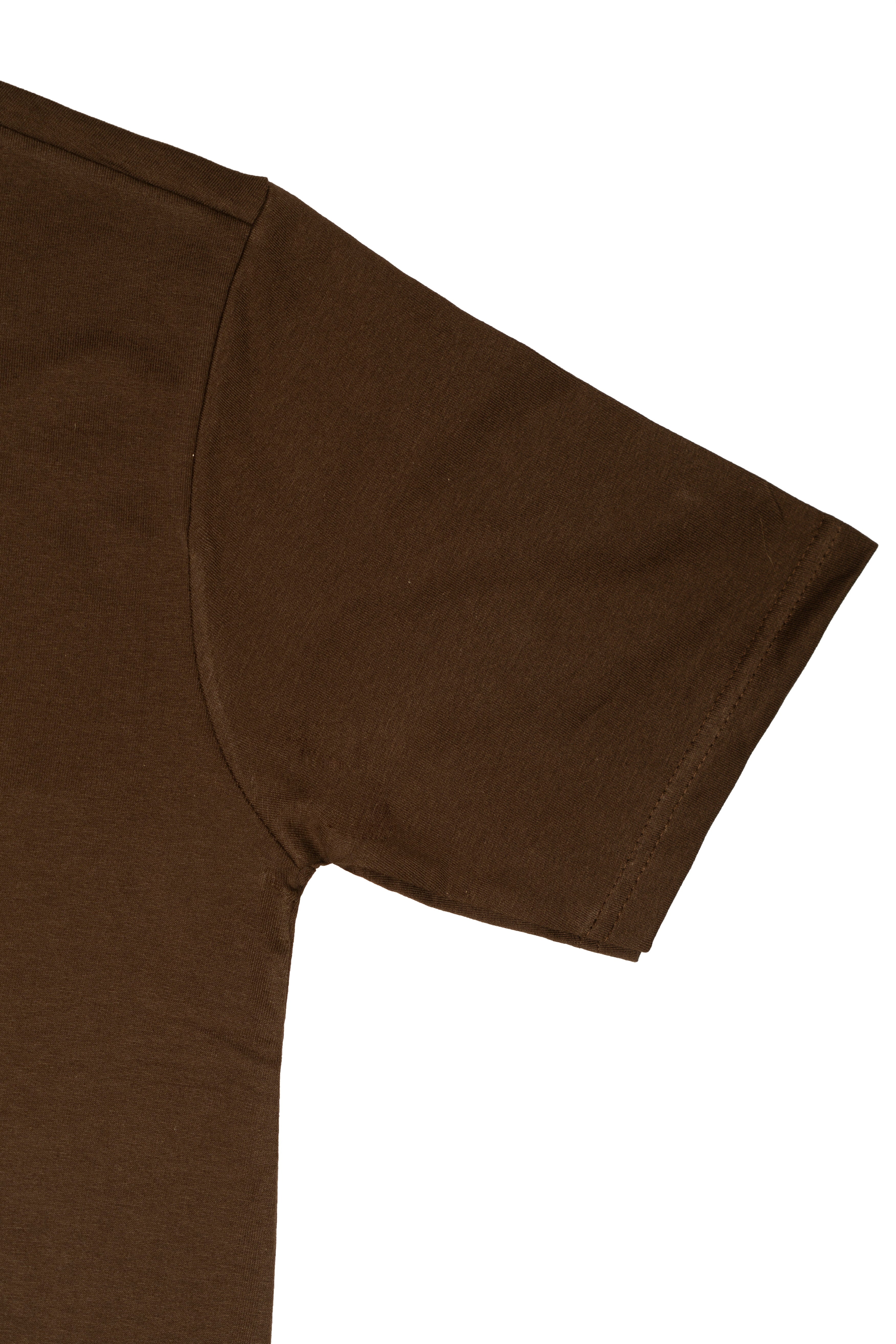 T-Shirt – Chocolate Brown with Black Essence