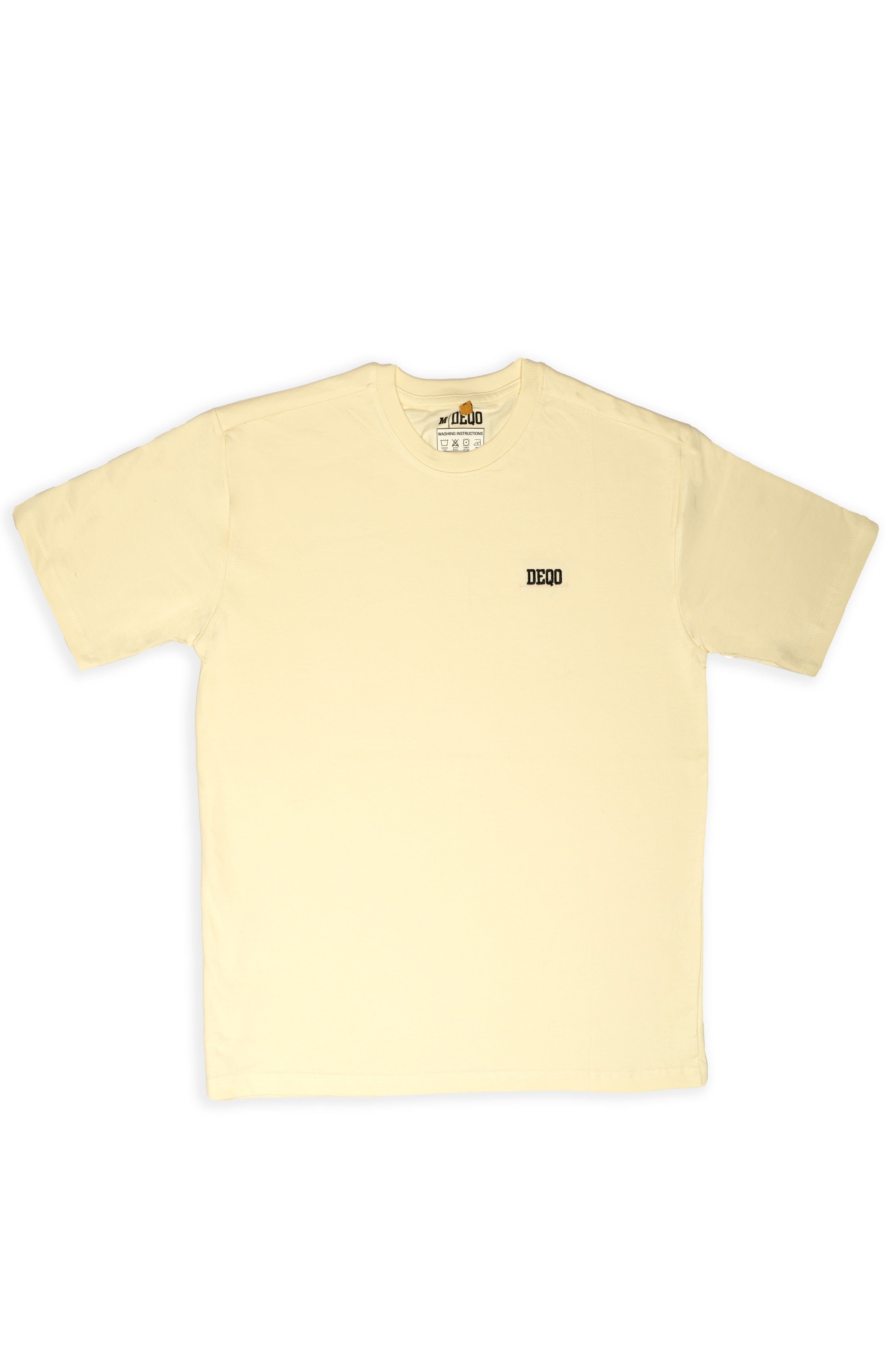 T-Shirt – Soft Beige with Black Essence