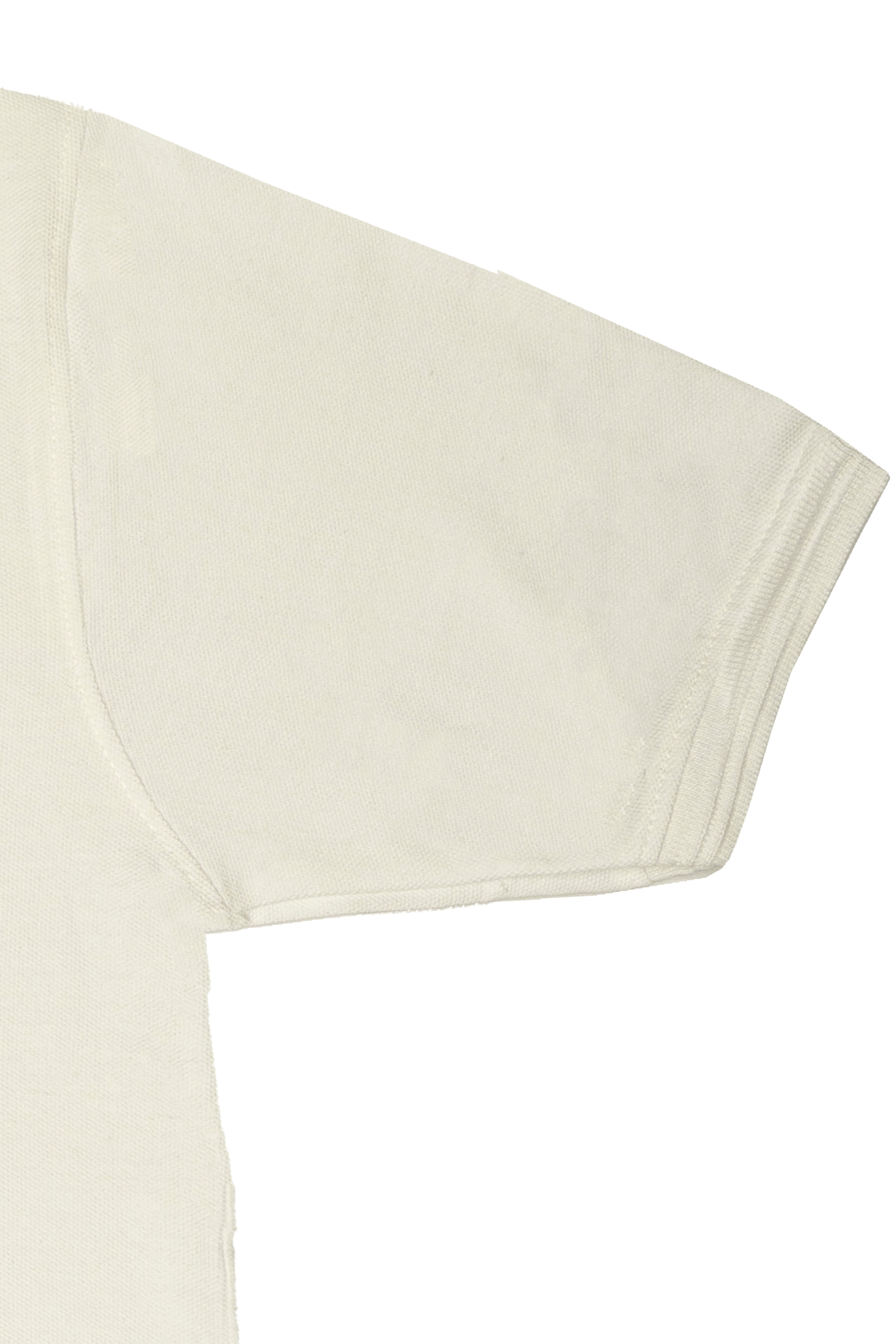 Polo Shirt – Classic White with Black Essence