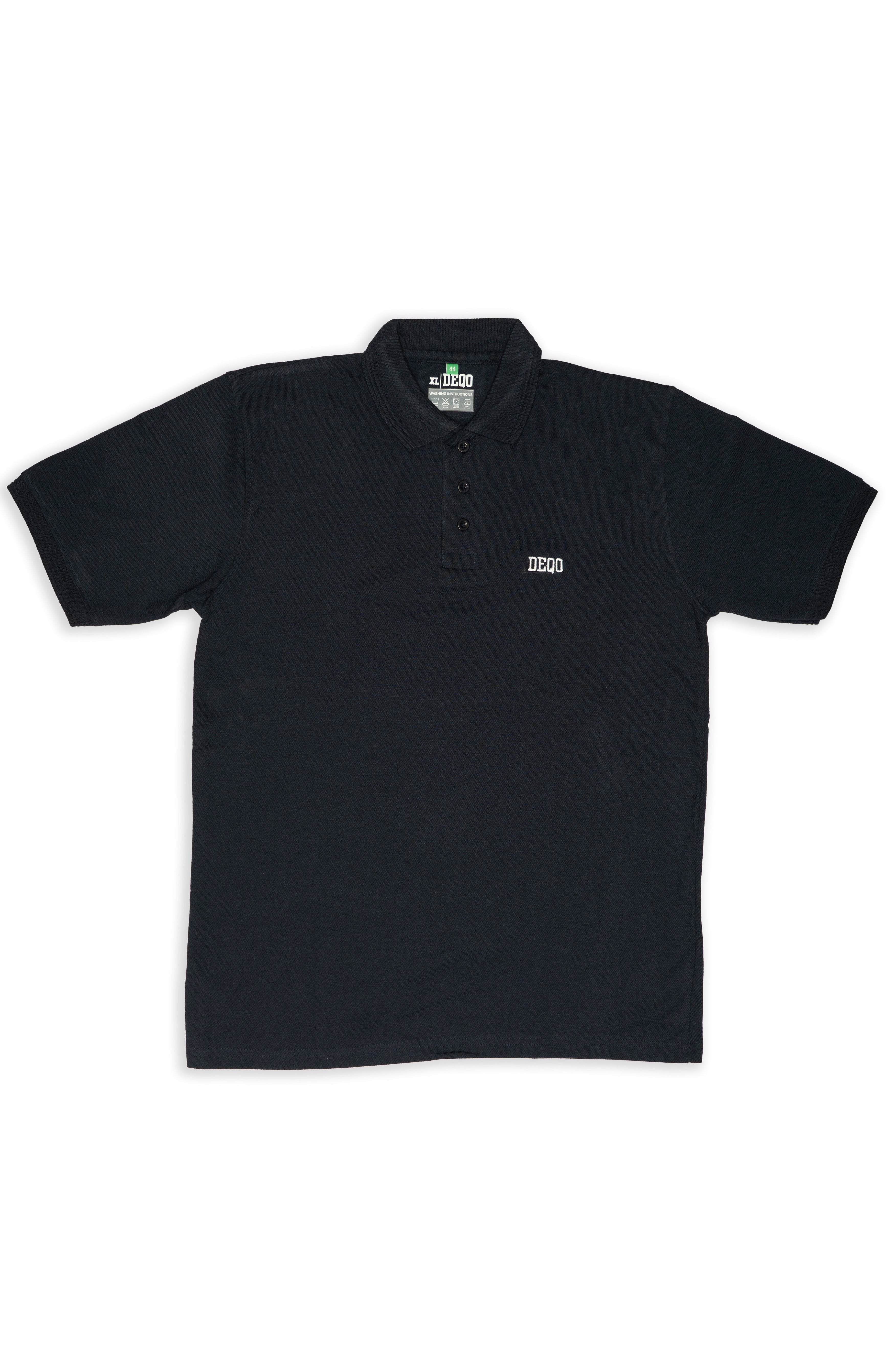 Polo Shirt –Navy Blue with White Essence