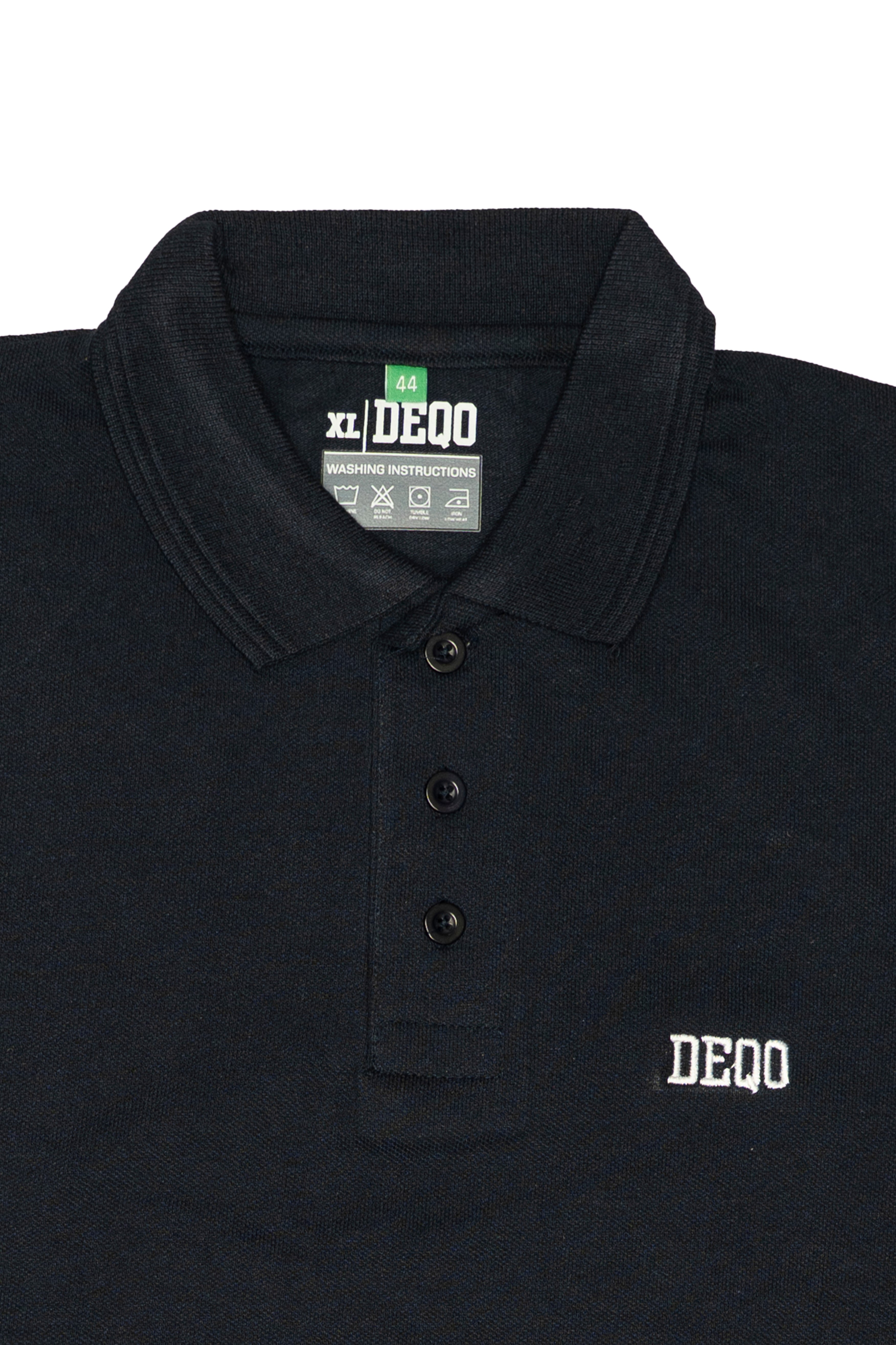 Polo Shirt –Navy Blue with White Essence