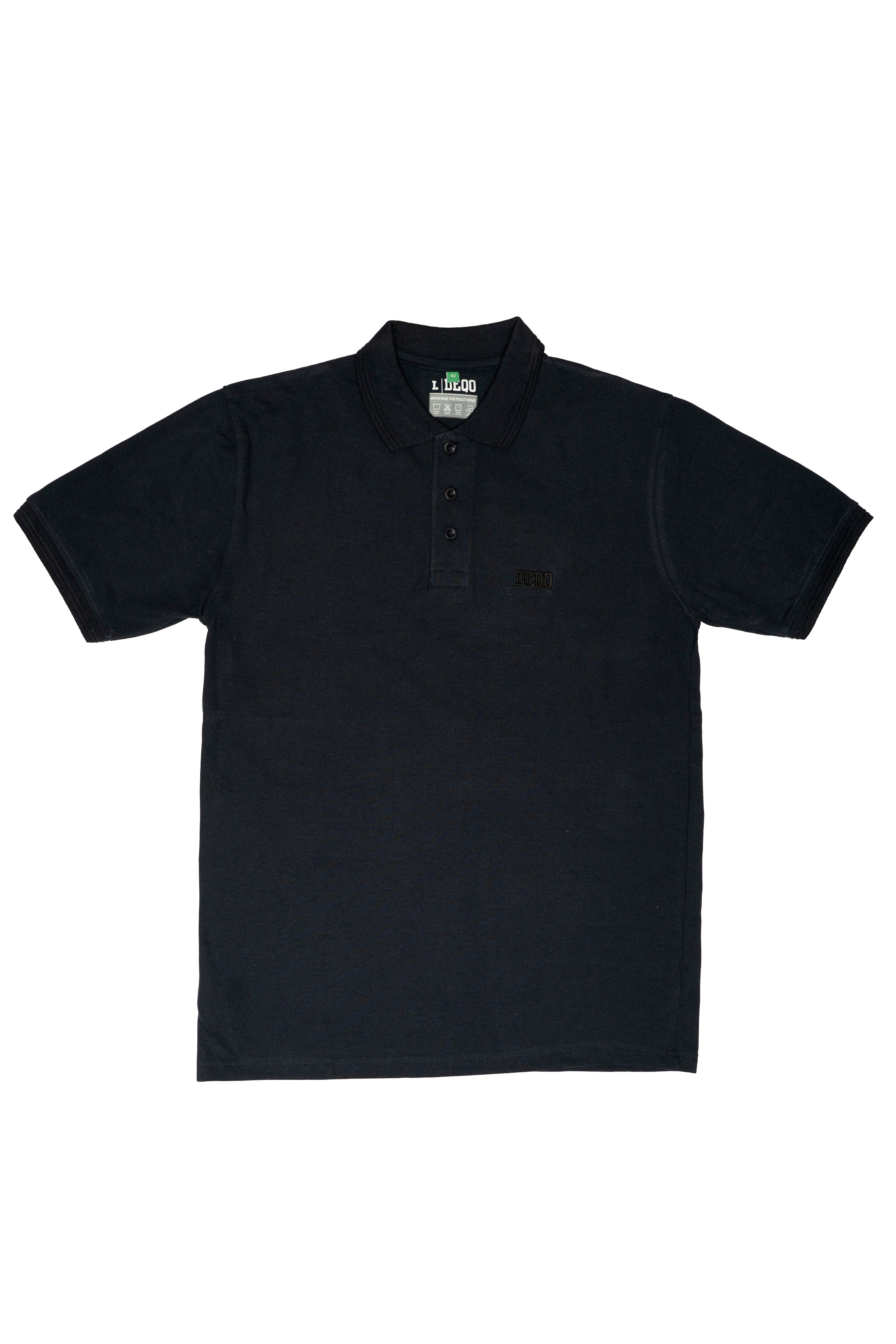 Polo Shirt – Navy Blue with Tonal Navy Essence