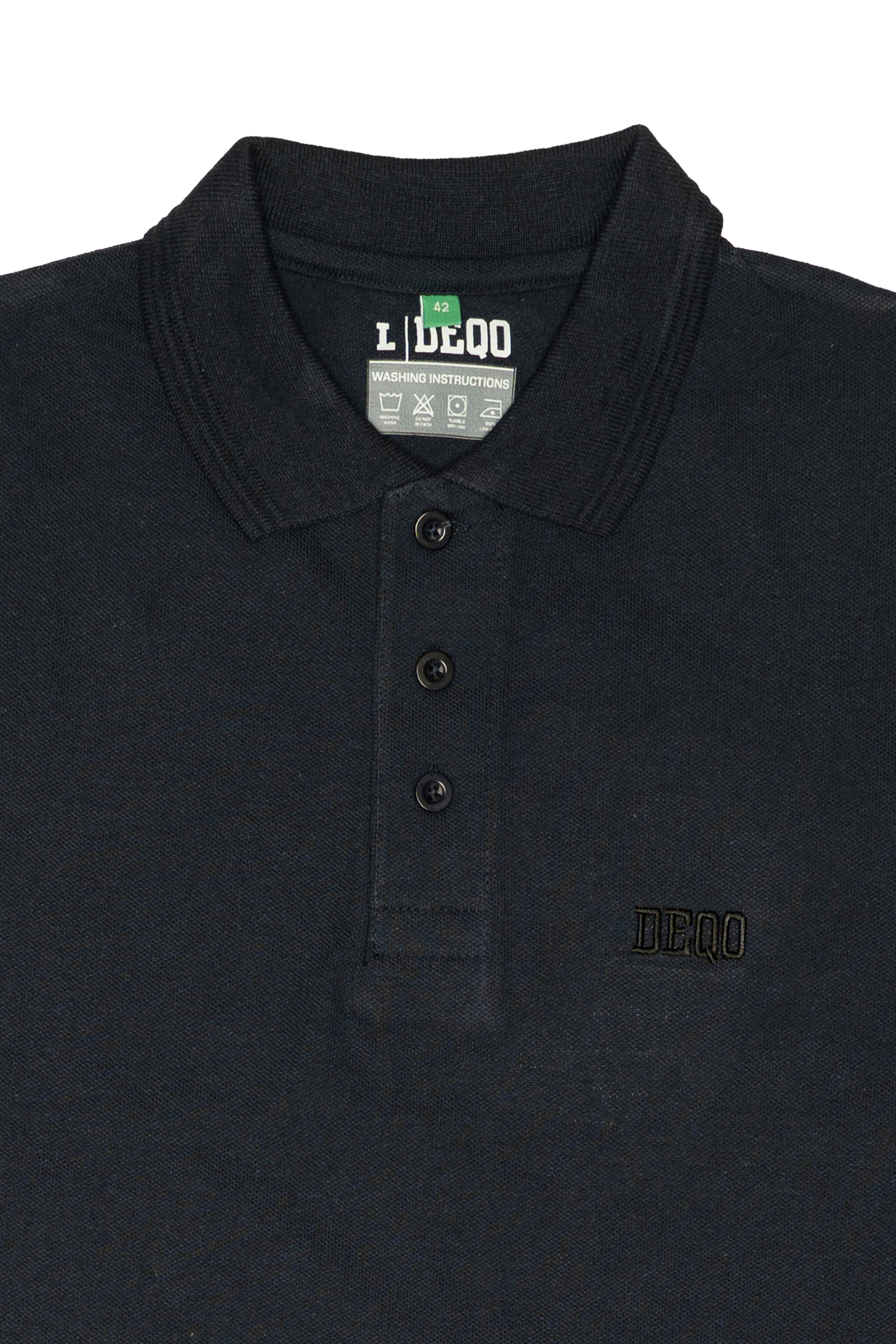 Polo Shirt – Navy Blue with Tonal Navy Essence