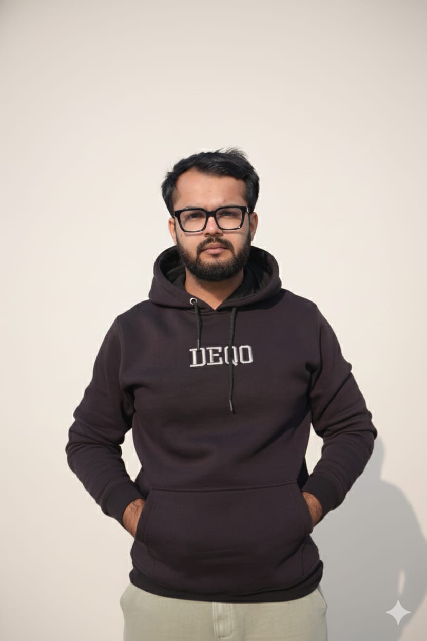 Charcoal WhiteLine Hoodie