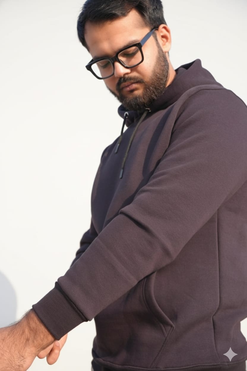 Charcoal WhiteLine Hoodie